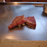 佐賀牛 季楽 銀座  - 最高級佐賀牛 ～ 米どころの名牛　霜降り肉の味わい ～ フィレとサーロイン・緩い火入れでピンクに