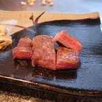 佐賀牛 季楽 銀座  - 最高級佐賀牛 ～ 米どころの名牛　霜降り肉の味わい ～ サーロインと野菜