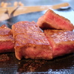 佐賀牛 季楽 銀座  - 最高級佐賀牛 ～ 米どころの名牛　霜降り肉の味わい ～ サーロインアップ