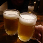 Bei - 生ビール(580円)で乾杯♪