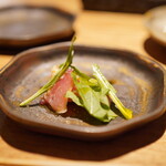 焼鳥 市松 - 比内地鶏の生ハム