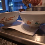 佐賀牛 季楽 銀座  - 肥前三右衛門の器で今回一番高いご飯茶碗