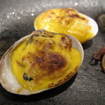 越乃 - 浅利の黄身酢焼き