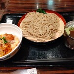 そば三昧 - 【2020.3.13(金)】かつ丼セット(冷たいそば)830円