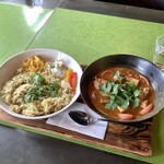 スプーンソング - 【2月20日(木)】ブリと絹揚げのタミル＆ベジプラオプレート