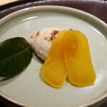 馳走 啐啄一十  - 自家製生唐墨(広島県江田島産)
      炭火焼き虎河豚白子(4kg弱福岡県産)