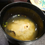 馳走 啐啄一十  - 炭火焼き牡蠣(広島県大野産、平野大将プロデュース牡蠣)お椀