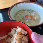 手打ちうどんますや - うどん無くなっても豚汁として・・・ｗ