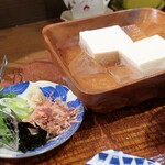 桶家乃隠居 - 京豆腐冷ヤッコ