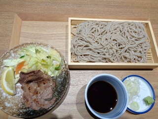 Umaya - 「蕎麦と牛たんセット」（1,045円）