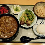 出汁しゃぶ割烹と秘蔵酒 八伍汁忢 - カレーそば定食