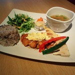 カフェ　パーチ - ４／23～５／２☆週変わりメニュー　チキン南蛮・中華スープ・豆乳プリン