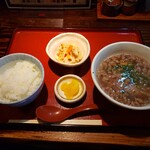 ふた村 - 肉吸い定食　500円