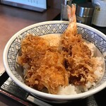 Ariake Soba - イカと海老の天丼
