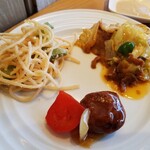 SUPREME - タラコパスタはパサパサ❗回鍋肉は美味しかった。