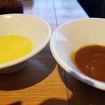 SUPREME - コーンスープとフルーティーカレー。