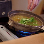 魚菜料理 縄屋 - 鍋（なべ）に和蘭芥子（くれそん）