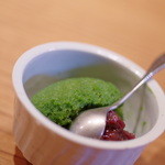 魚菜料理 縄屋 - 蓬（よもぎ）氷菓子（そるべ）