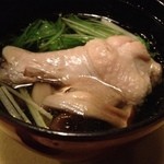 かんだ光壽 - お通しのお吸い物