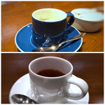 Rushuddo - ◆ドリンクは選べましたので「珈琲」と「和紅茶」」を頂きました。