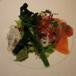 ボナ・フェスタ - 海の幸と野菜のもりあわせサラダ