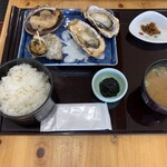 貝の家 岬 - 磯焼き定食