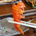 ひもの万宝商店 - 伊勢海老の殻焼き