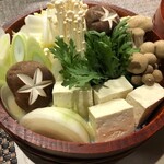 Hoteru bivu kuroda - すき焼きの野菜
