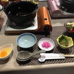 Hoteru bivu kuroda - すき焼きセット