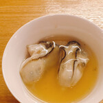 サエキ飯店 - 茶碗蒸しと牡蠣の上湯スープ