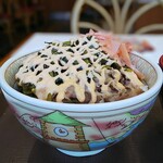 すき家 - 高菜明太マヨ牛丼ミニ