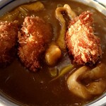 三八屋 - かきフライカレーうどんのアップ