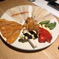 しゃぶ焼 ふくのや - ふぐと野菜を網焼きで食べる「しゃぶ焼き」