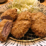 箱崎 井のかわず - 見事な身厚のヒレ肉