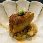 寿司栄 - あん肝　赤シャリ