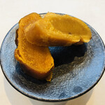 寿司栄 - カラスミ　自家製　ブランデー漬け　大吟醸漬け