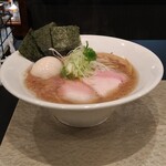 麺屋 さすけ 本店 - 金目と貝のだしそば+味玉子