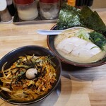 麺や 笑味寿 - 塩ラーメン＋ミニネギチャーシュー丼2020.03.10