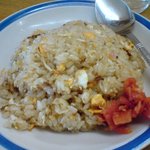 無理やり頼んだ半チャーハン