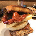 The old man`s Cafe 浦和美園店 - オールドマンズバーガー¥1880