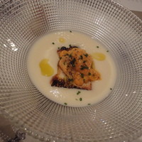 RISTORANTE YAGI - 雲丹とホワイトアスパラのスープ仕立て