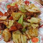Gyouza No Ichibantei - 鶏肉と野菜の辛味噌炒め
