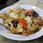 玉蘭 - 野菜あんかけ麺の麺抜き