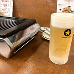 なかの食鶏 -  生ビール 280yen