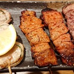 のもでん - しそ巻、レバ、かしら