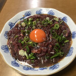 新楽井 - 桜ユッケ(ハーフ)