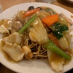 南海飯店 - かたい焼ソバ