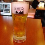 ホワイト餃子 - 生ビール