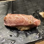 江戸前 鮨 服部 - 〇大トロは炙りで