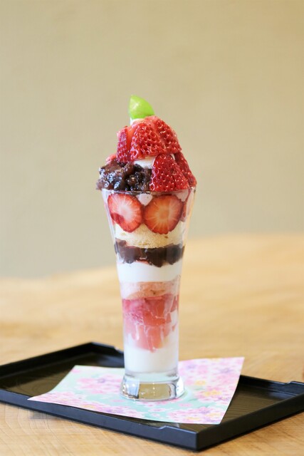 恐るべし 和菓子屋さんが作る本気パフェ O By Yoakenoao おとぎの蔵 豆の樹 男川 和菓子 食べログ